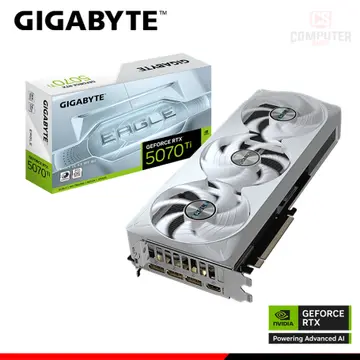 GIGABYTE GEFORCE RTX 5070Ti 16GB GDDR7 256BITS EAGLE OC ICE SFF (PN:GV-N507TEAGLEOC ICE-16GD)