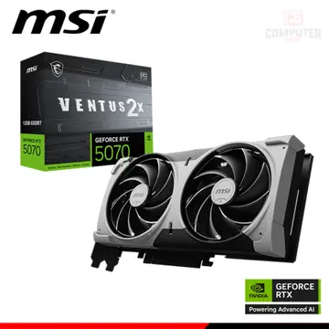 MSI GEFORCE RTX 5070 12GB GDDR7 192BITS VENTUS 2X OC (PN:912-V532-009)