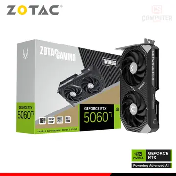 ZOTAC GEFORCE RTX 5060Ti 16GB GDDR7 128BITS GAMING TWIN EDGE