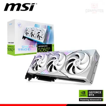 MSI GEFORCE RTX 5060Ti 16GB GDDR7 128BITS GAMING TRIO OC WHITE (PN:912-V535-025)