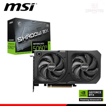MSI GEFORCE RTX 5060Ti 16GB GDDR7 128BITS SHADOW 2X OC PLUS (PN:912-V535-024)