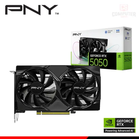PNY GEFORCE RTX 5050 8GB GDDR6 128BITS DUAL FAN (PN:VCG50508DFXPB1)