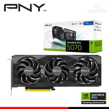 PNY GEFORCE RTX 5070 12GB GDDR7 192BITS OC TRIPLE FAN (PN:VCG507012TFXPB1-O)