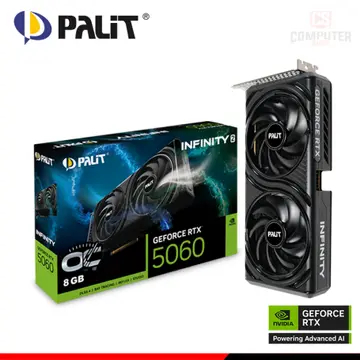PALIT GEFORCE RTX 5060 8GB GDDR7 128BITS INFINITY 2 OC (PN:NE75060V19P1-GB2063L)
