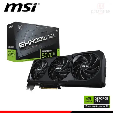 MSI GEFORCE RTX 5070Ti 16GB GDDR7 256BITS SHADOW 3X OC (PN:912-V531-465)